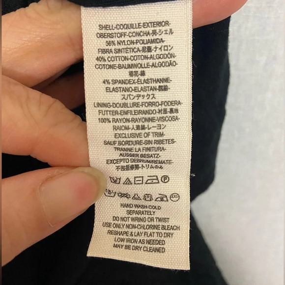 Free People black lace overlay pocket cut-out mini dress Sz XS - Picture 13 of 14